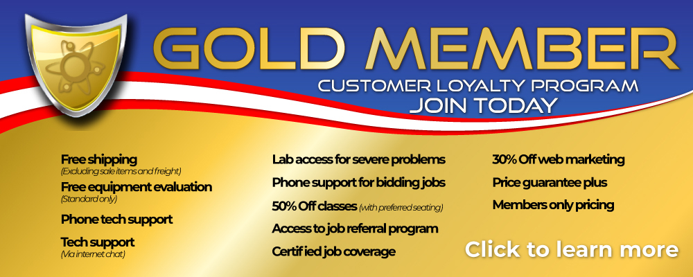 Gold Member status gains you discounts and bonuses!